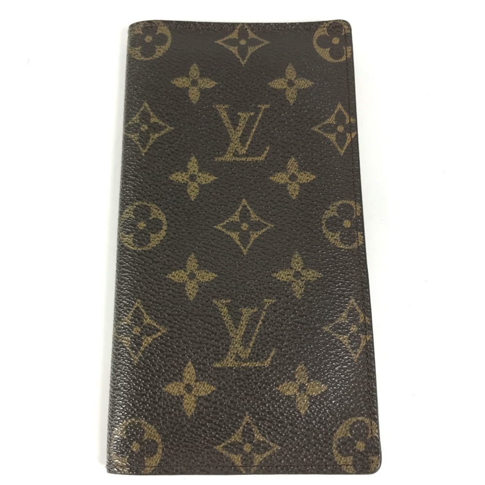 LOUIS VUITTON M61823 Monogram Portefeuille Cartes Crédit Billfold Long Wallet...